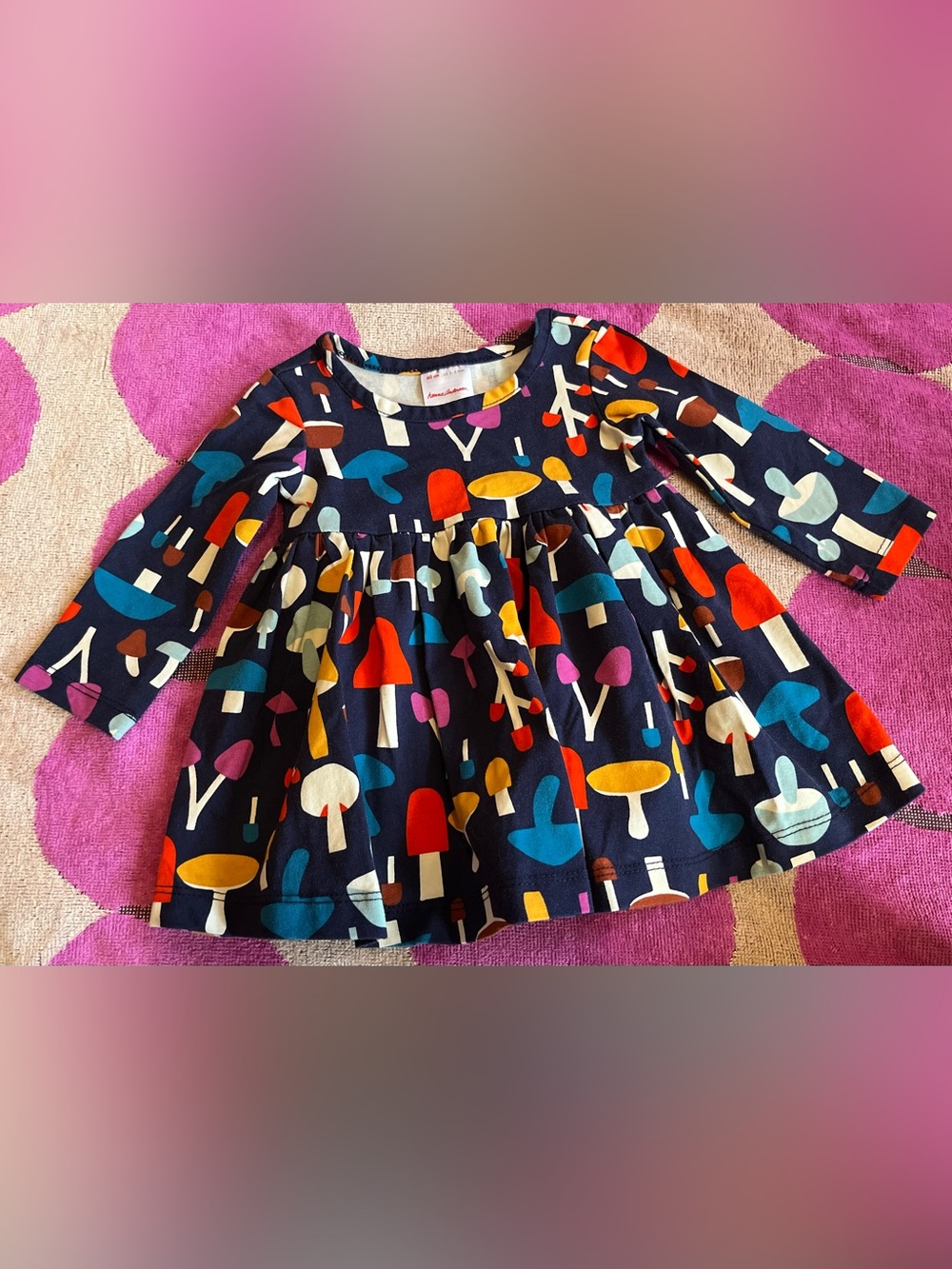 NWOT Hanna Andersson Moody Mushroom Infant Dress